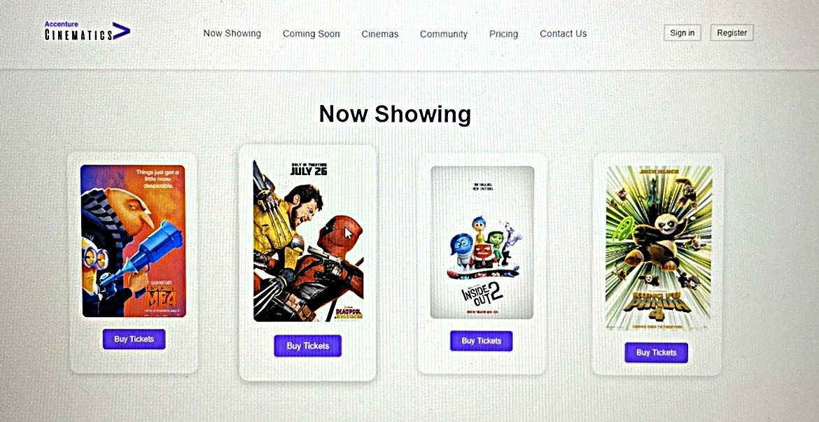 Cinema Ticket Web App (Bootcamp Project)